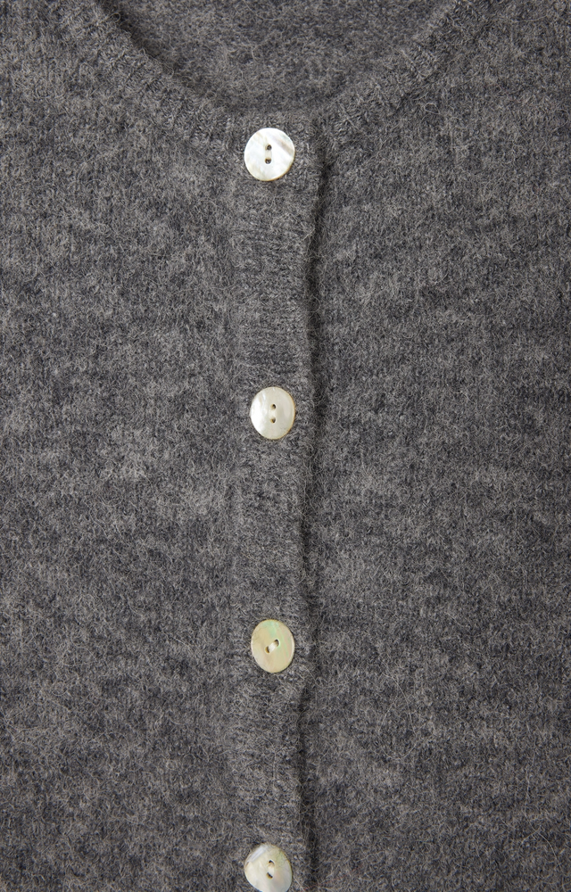 
                  
                    VITOW Steel Melange Cardigan
                  
                