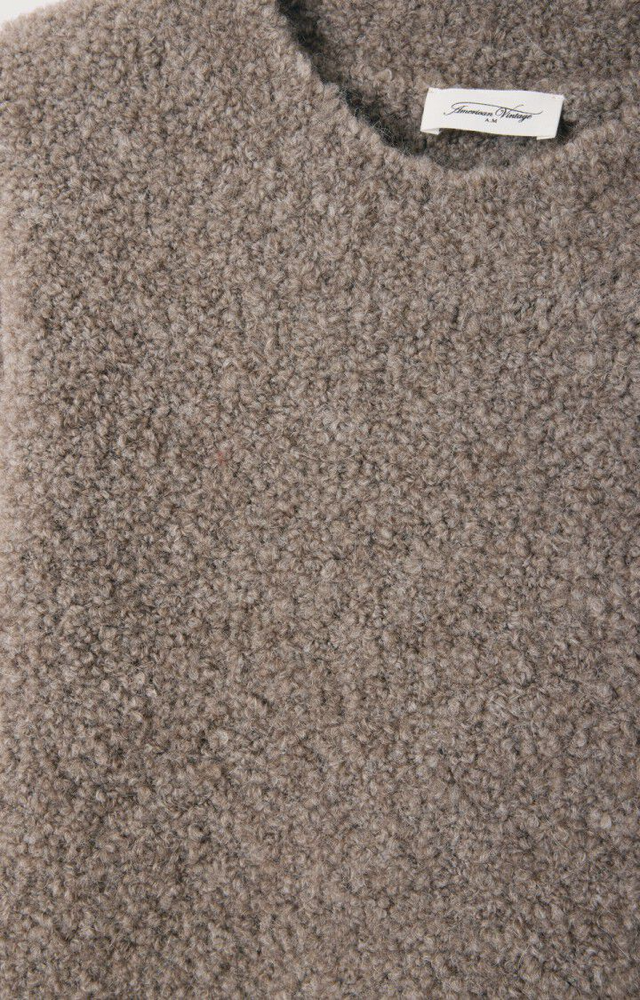 
                  
                    ZOLLY Taupe Melange Kurzarmpullover
                  
                