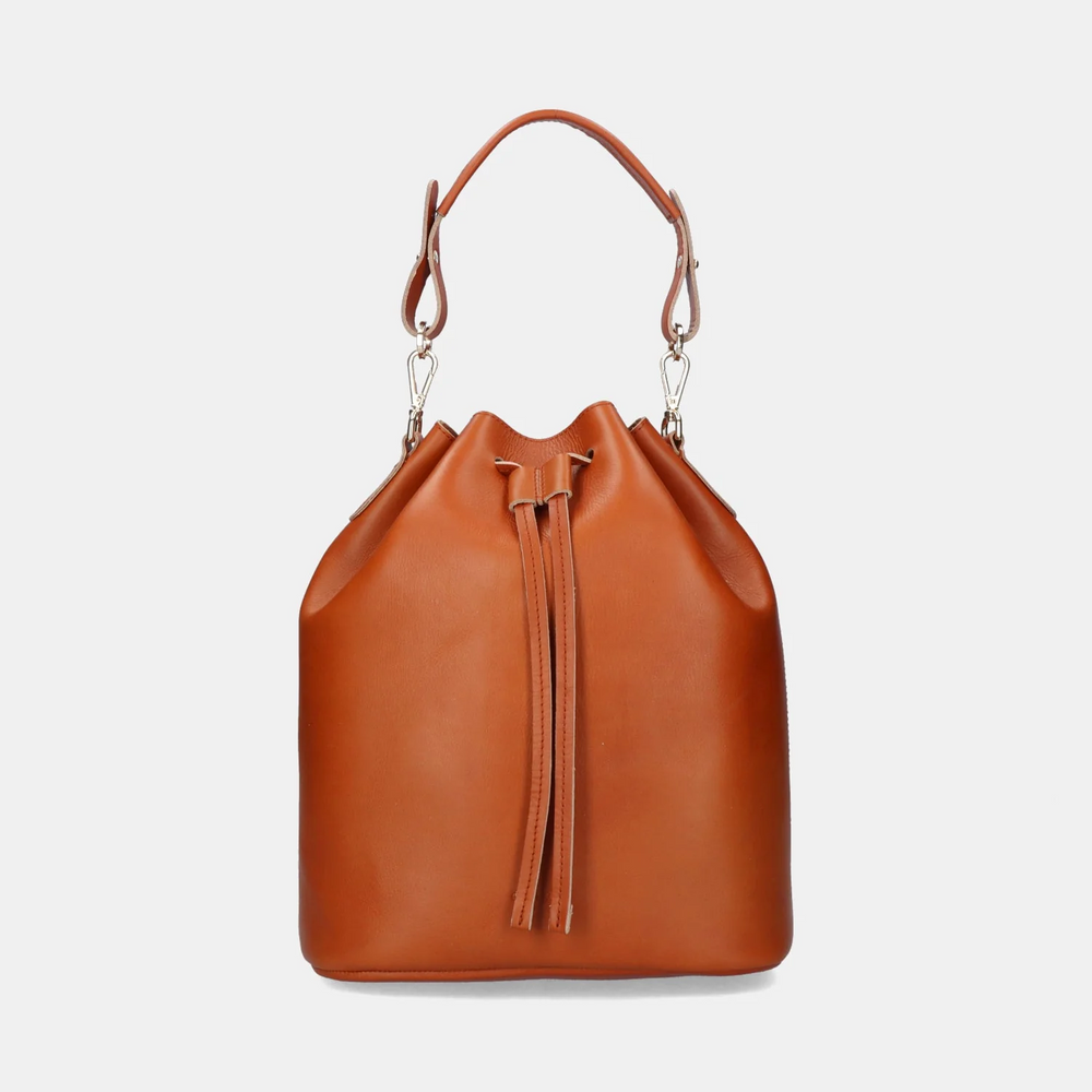 Weiche klassische Saku-Tasche aus Nappaleder