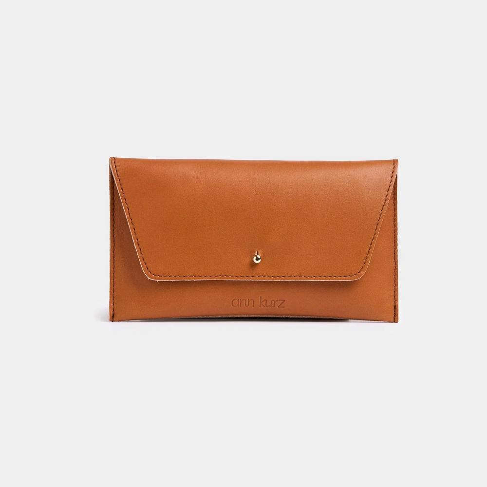 Weiche Mini-Umschlagbrieftasche aus Cuero Nappa