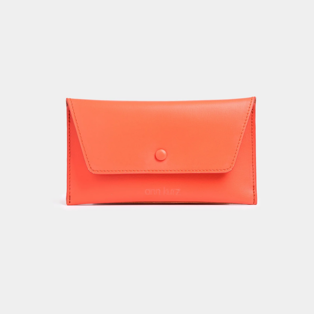 Orange Pretty Envelope Nappa Premium Wallet