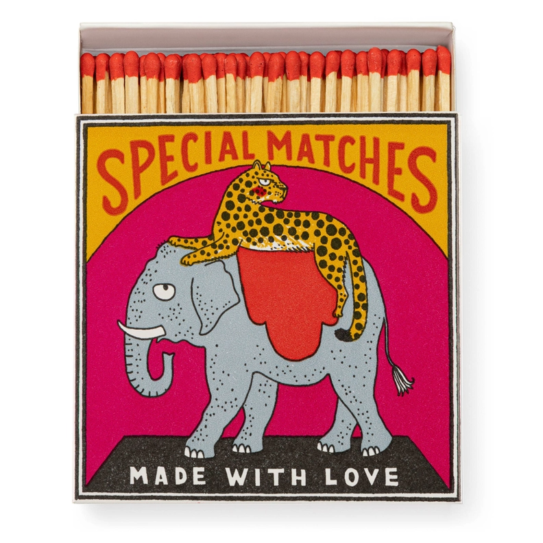 Charlotte Farmer Elephant Square Sicherheitsstreichhölzer