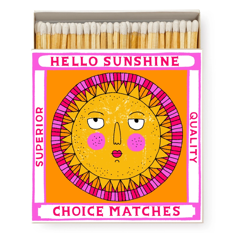 Hello Sunshine Quadratische Sicherheitsstreichhölzer