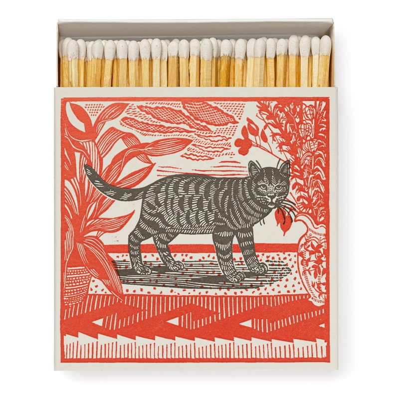 Sasha The Cat Square Safety Matches