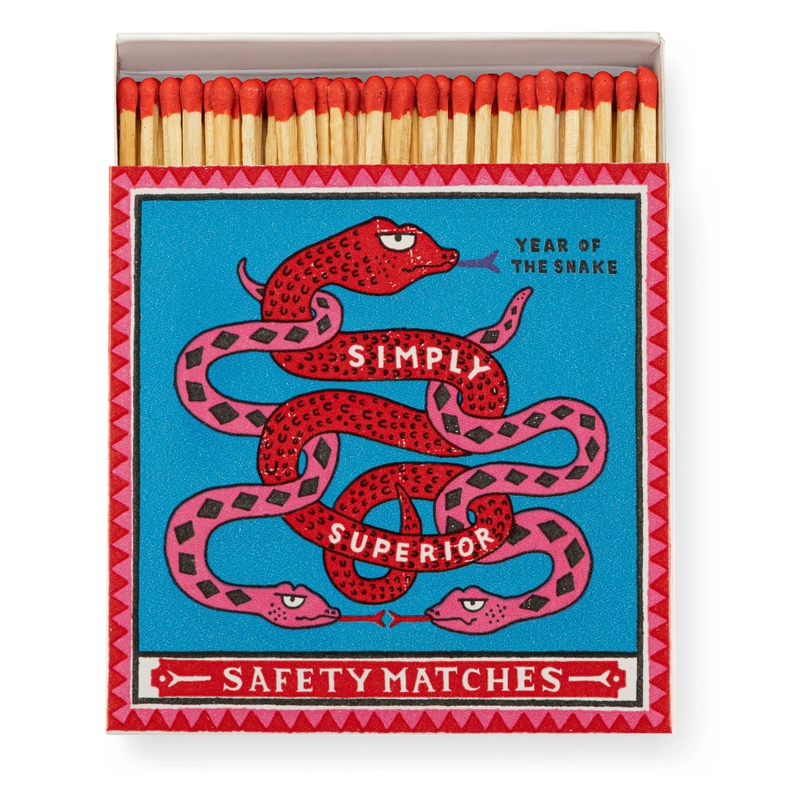 Year Of The Snake Square Safety Matches