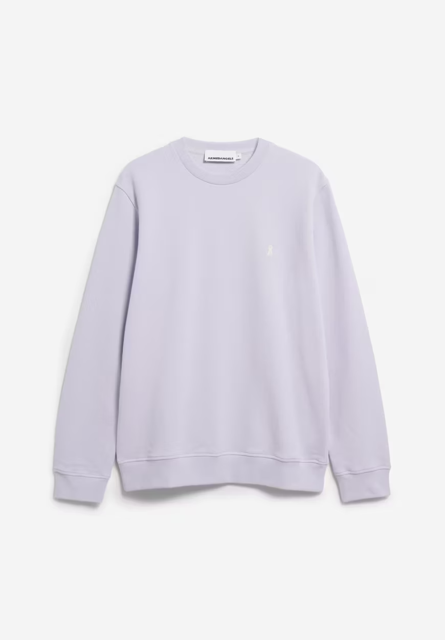 BAARO COMFORT Weicher lilafarbener normaler Pullover