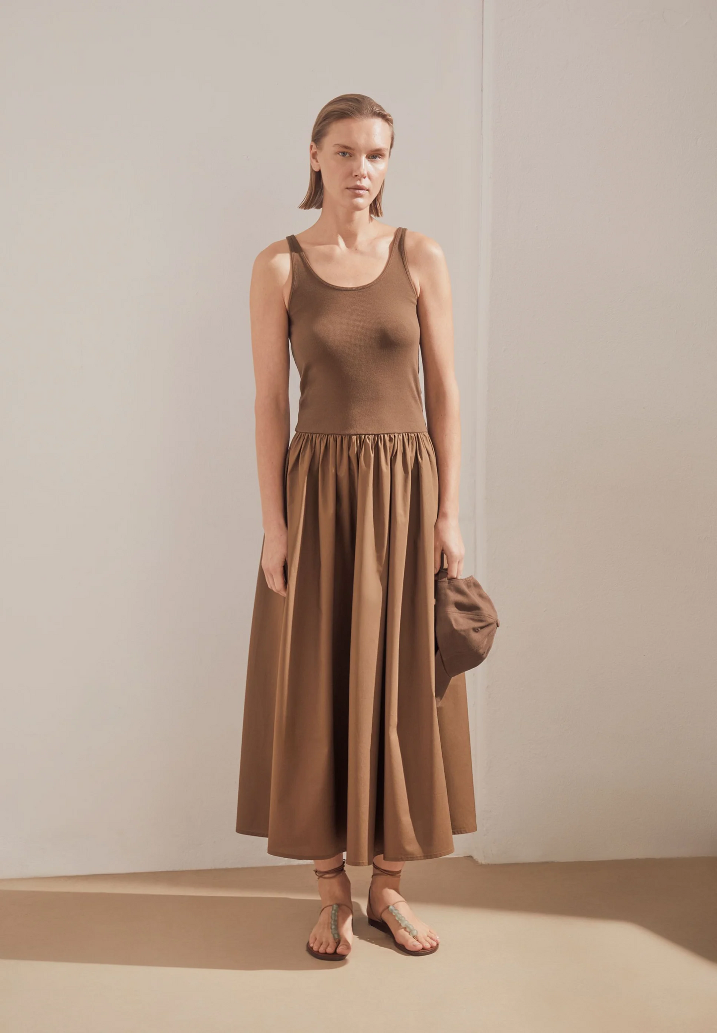 
                  
                    DRIED PALM MATERIAL MIX DRESS
                  
                