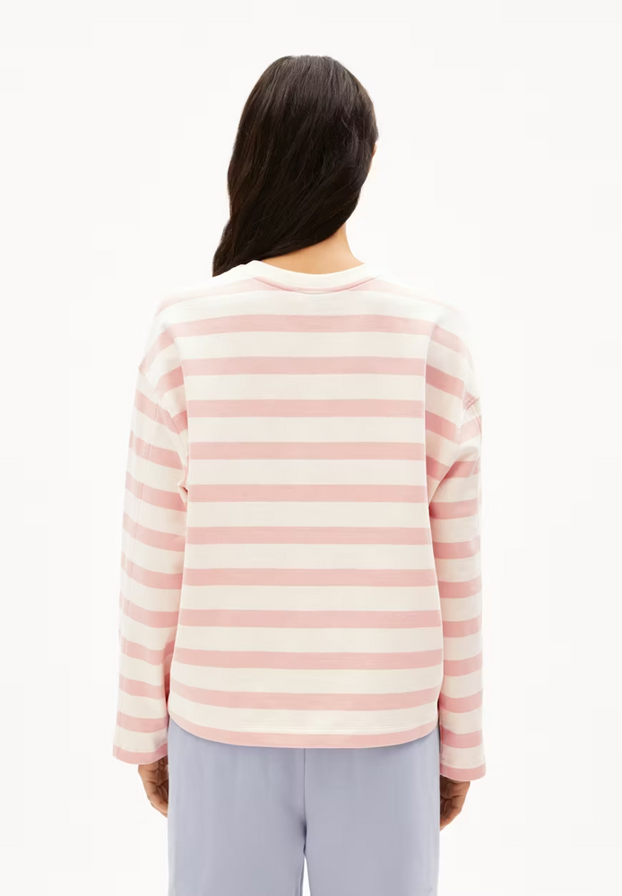 
                  
                    FRANKAA BOLD ICONIC Ein ungefärbtes Rosalilly Oversized Langarmshirt
                  
                