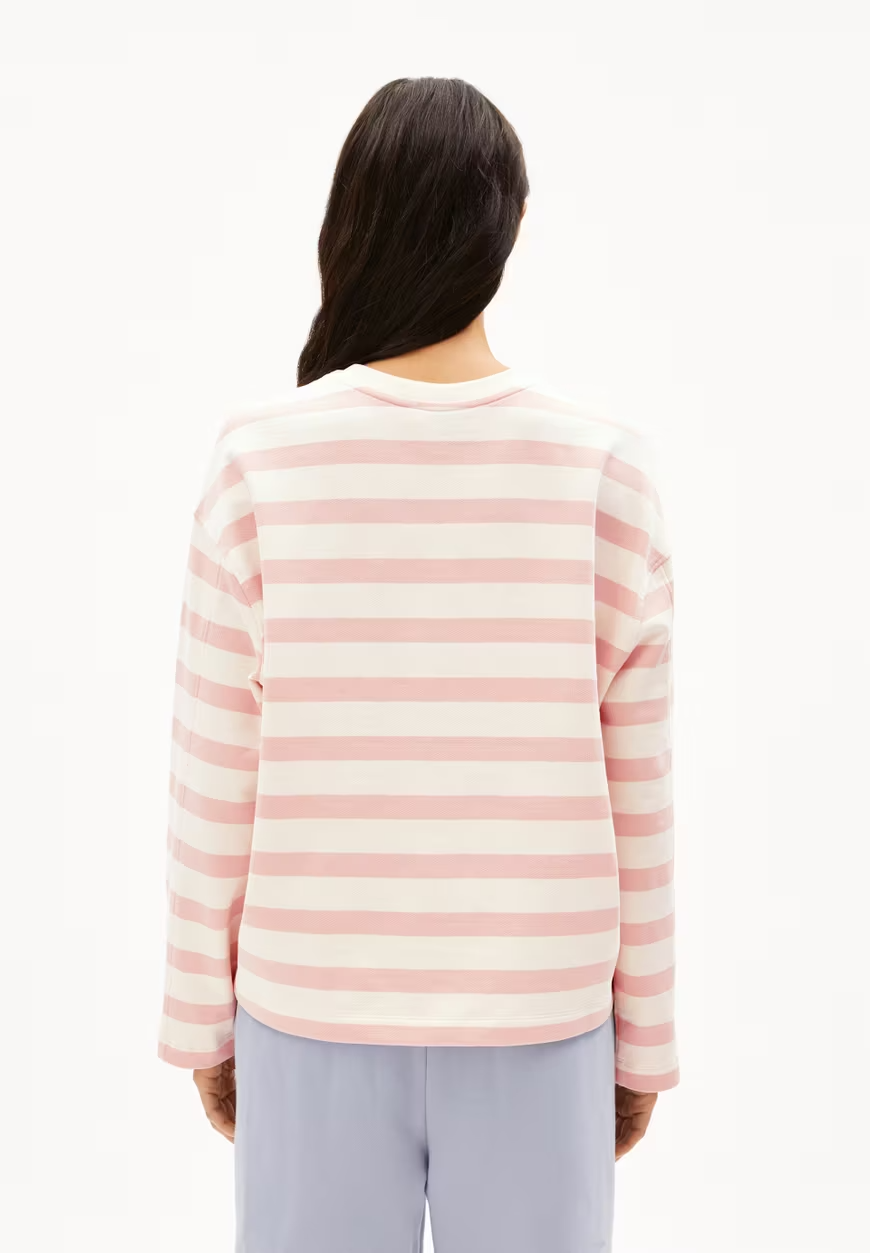 
                  
                    FRANKAA BOLD ICONIC Ein ungefärbtes Rosalilly Oversized Langarmshirt
                  
                