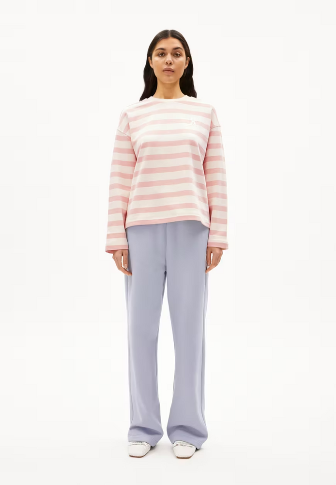 
                  
                    FRANKAA BOLD ICONIC Ein ungefärbtes Rosalilly Oversized Langarmshirt
                  
                