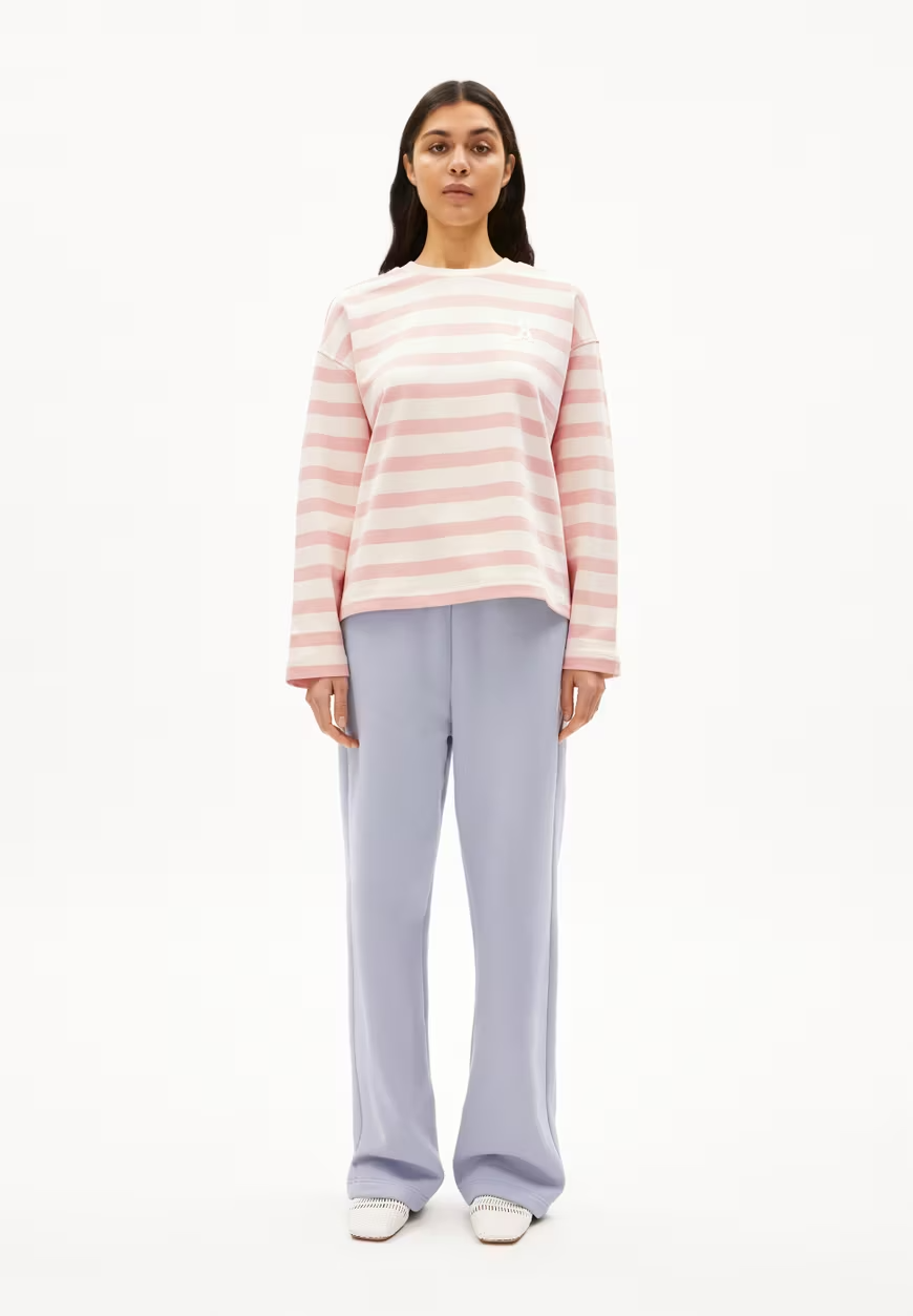 
                  
                    FRANKAA BOLD ICONIC Ein ungefärbtes Rosalilly Oversized Langarmshirt
                  
                