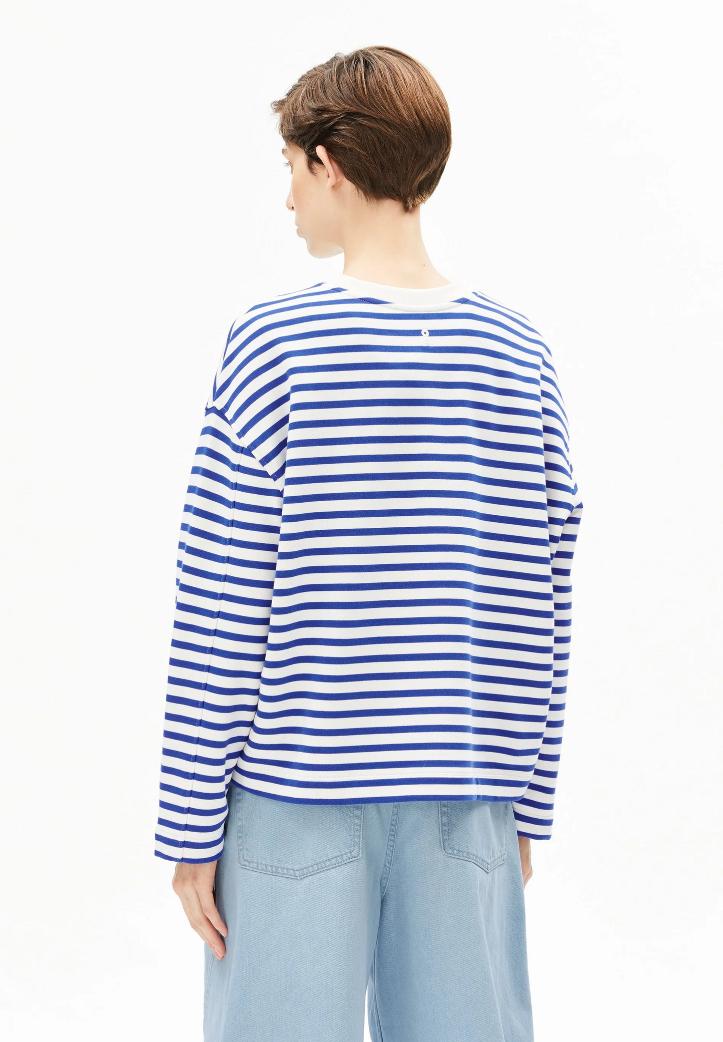 
                  
                    FRANKAA MAARLEN Ungefärbter Dynamo Blue Stripe Pullover
                  
                
