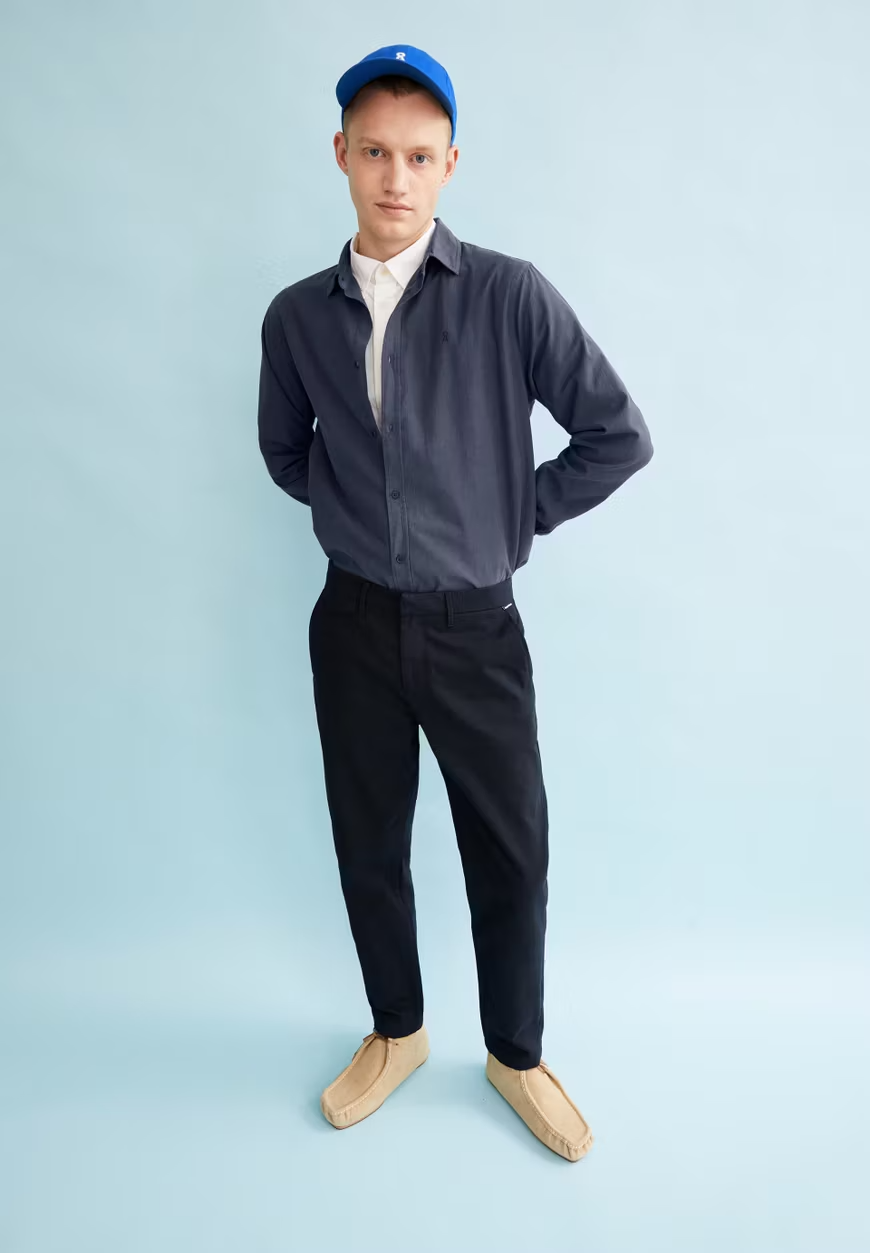 
                  
                    GIAALO Moonlight Gray Relaxed Shirt
                  
                