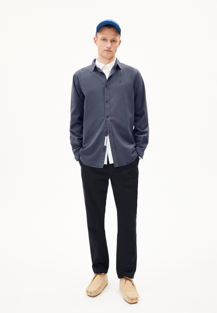 
                  
                    GIAALO Moonlight Gray Relaxed Shirt
                  
                