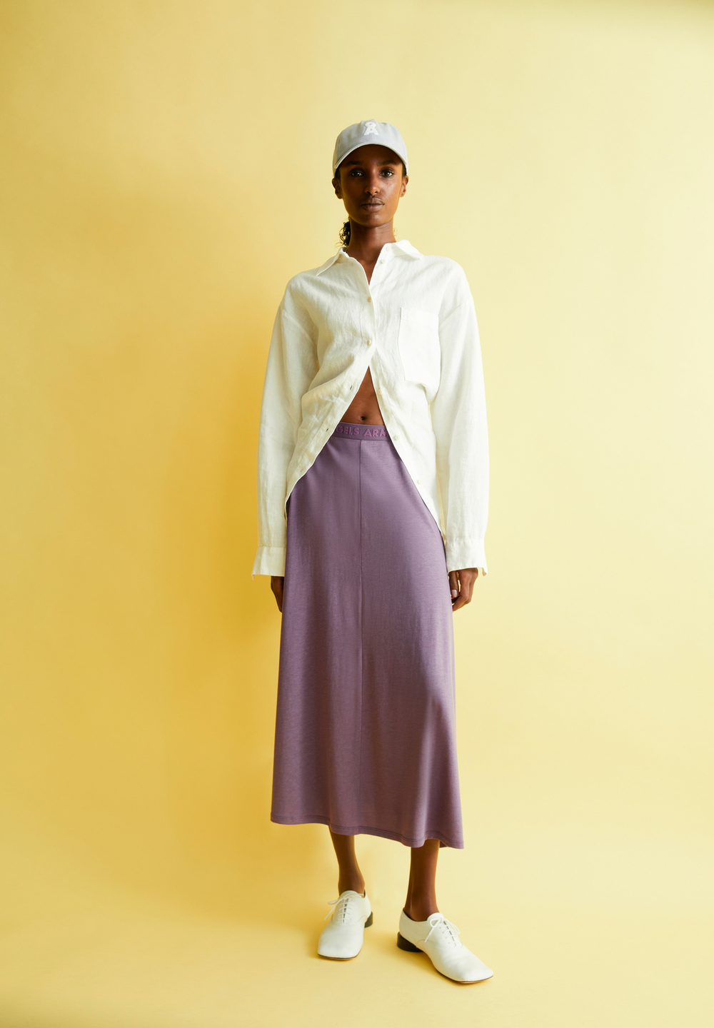 ILENIAA LARAA Sunset Sky Jersey Loose Skirt