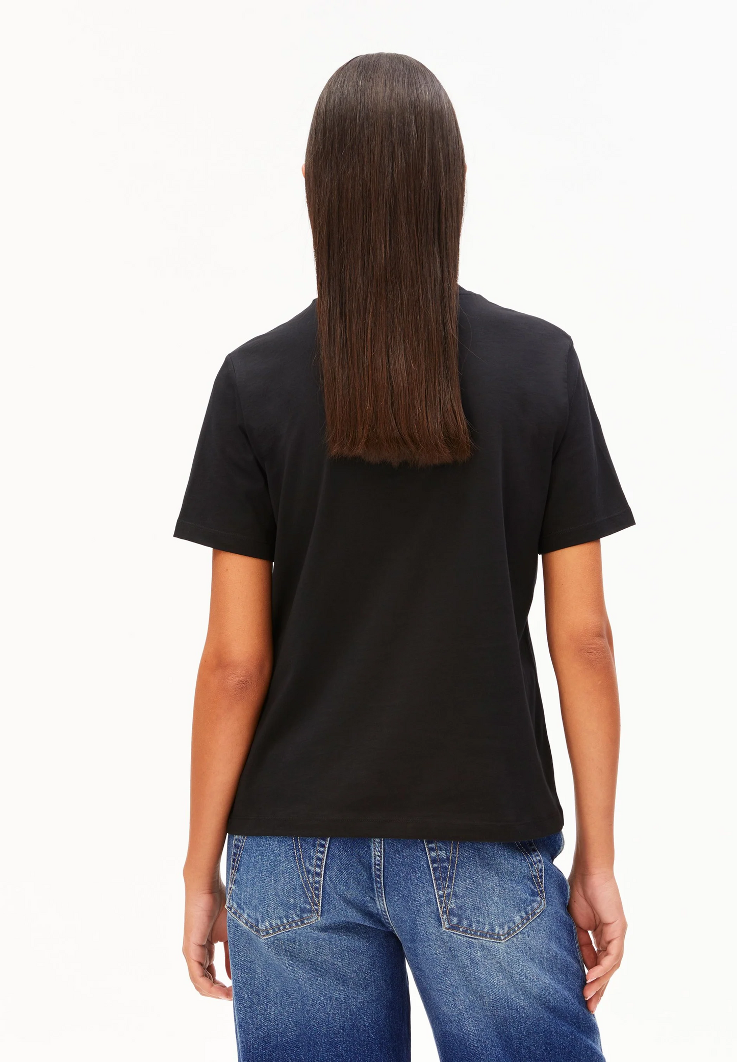 
                  
                    LUALAA Schwarzes T-Shirt
                  
                