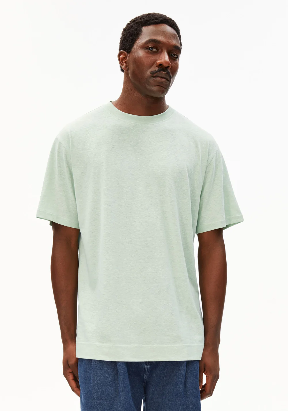 
                  
                    MAARKOS Foam Linen Blend T-Shirt
                  
                