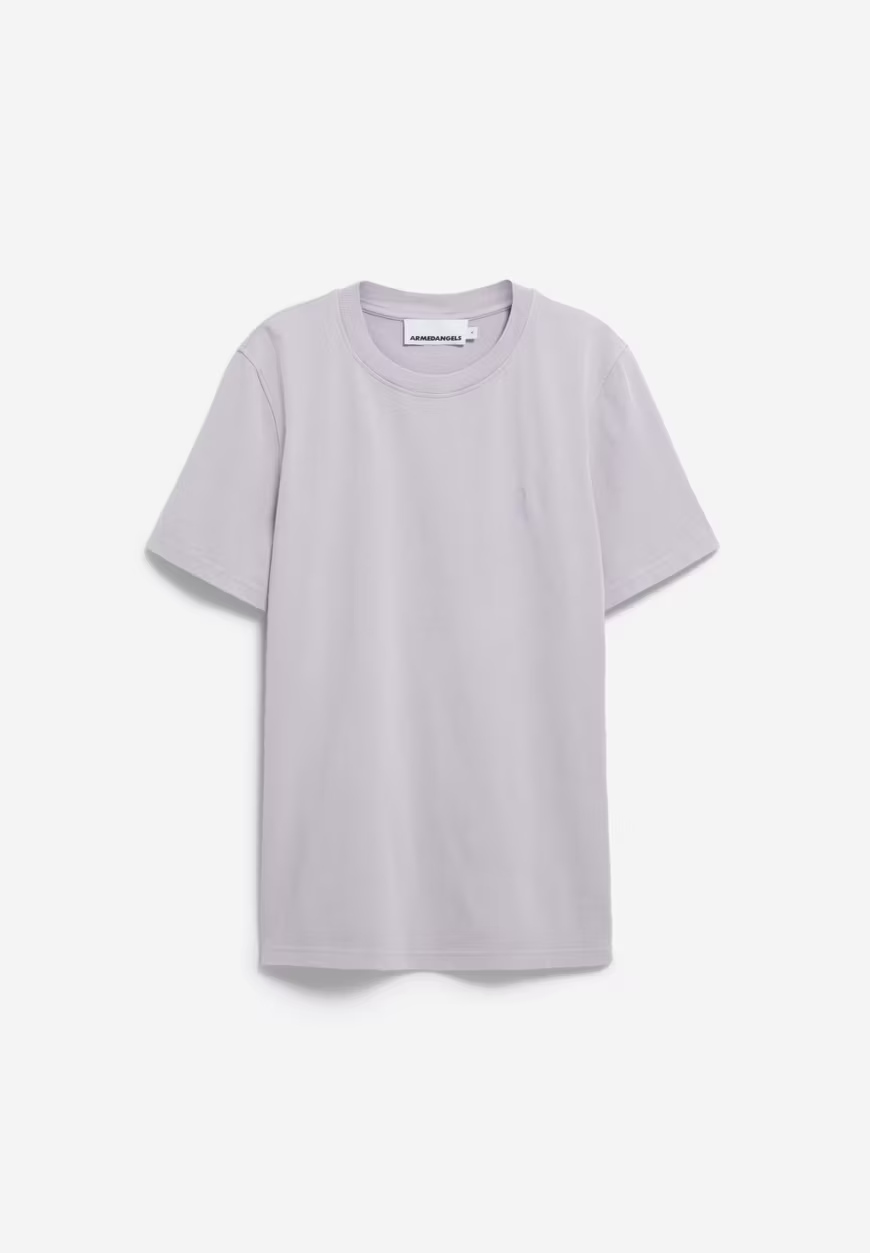 MAARKOS GMT DYE Weiches, verwaschenes T-Shirt in Flieder
