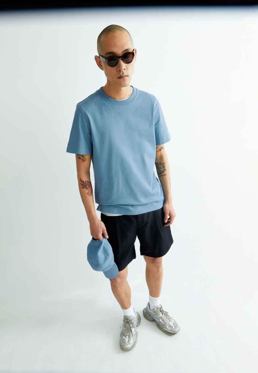 
                  
                    MAARKOS Pigment Blue Relaxed T-Shirt
                  
                