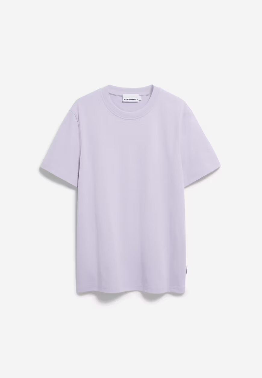 MAARKOS – Weiches, fliederfarbenes, entspanntes T-Shirt
