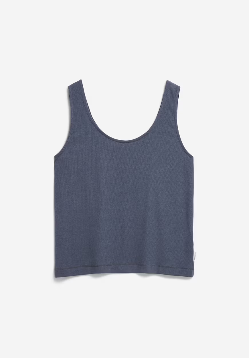 MINAAMI – Entspanntes Tanktop in Mondlichtgrau