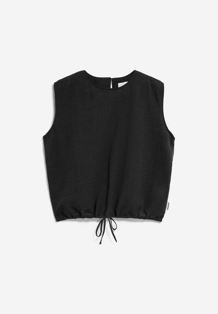 
                  
                    NERAA Black Crinkle Relaxed Blouse
                  
                