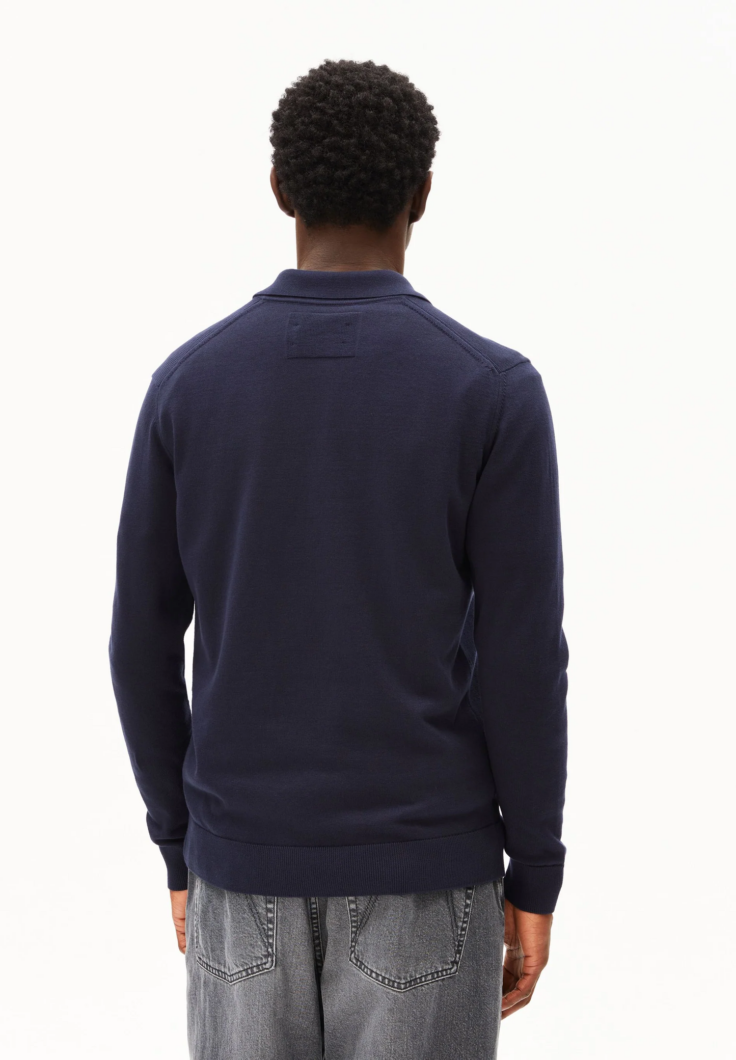 
                  
                    NIGHT SKY LONGSLEEVE KNIT POLO SHIRT
                  
                