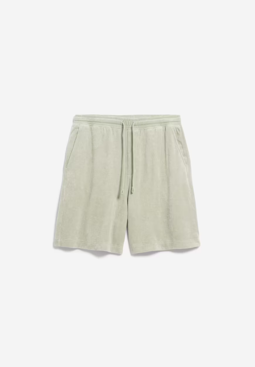 ORAAN Seegrüne Frottee-Shorts