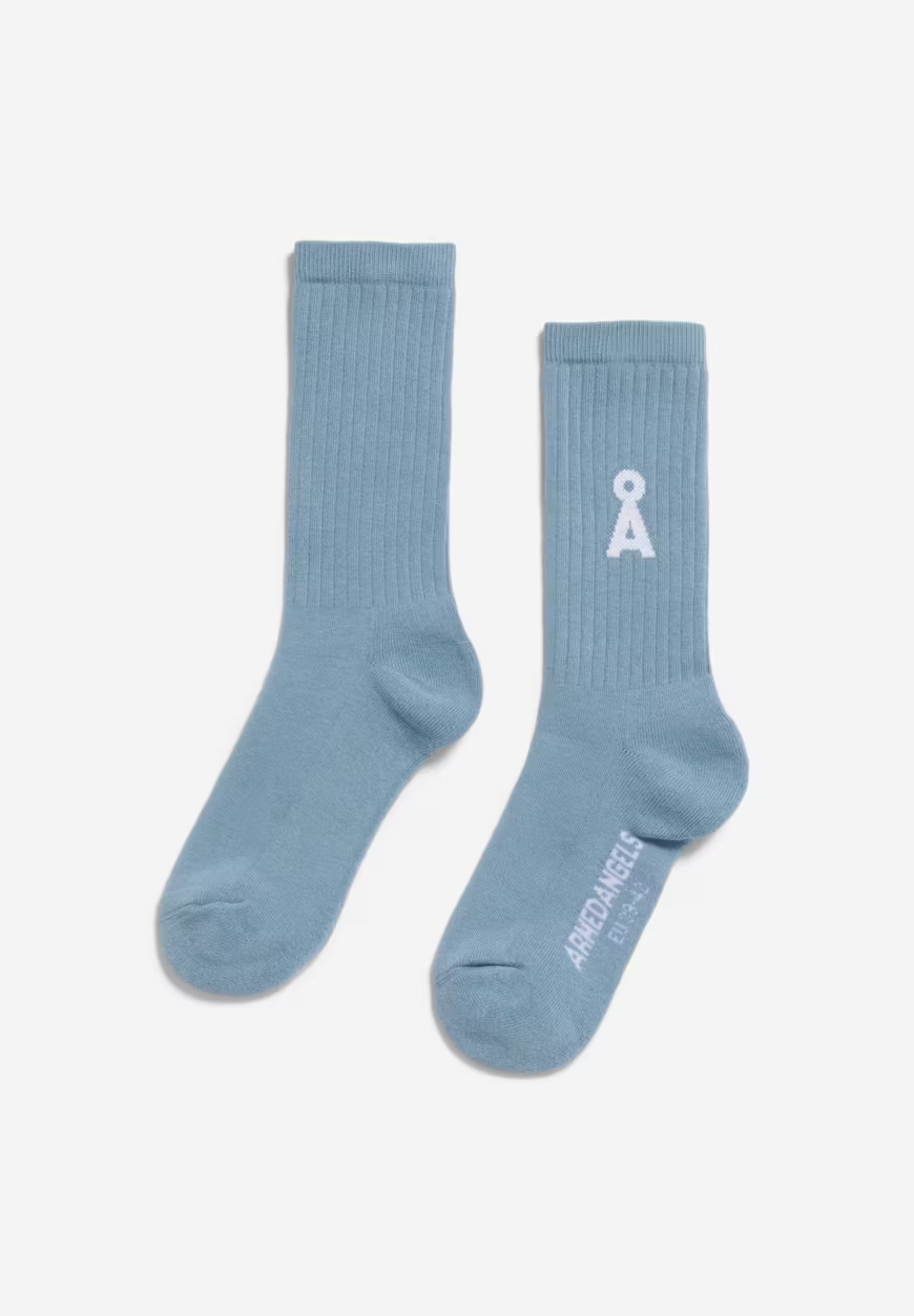 SAAMUS BOLD Pigment Blue Socks