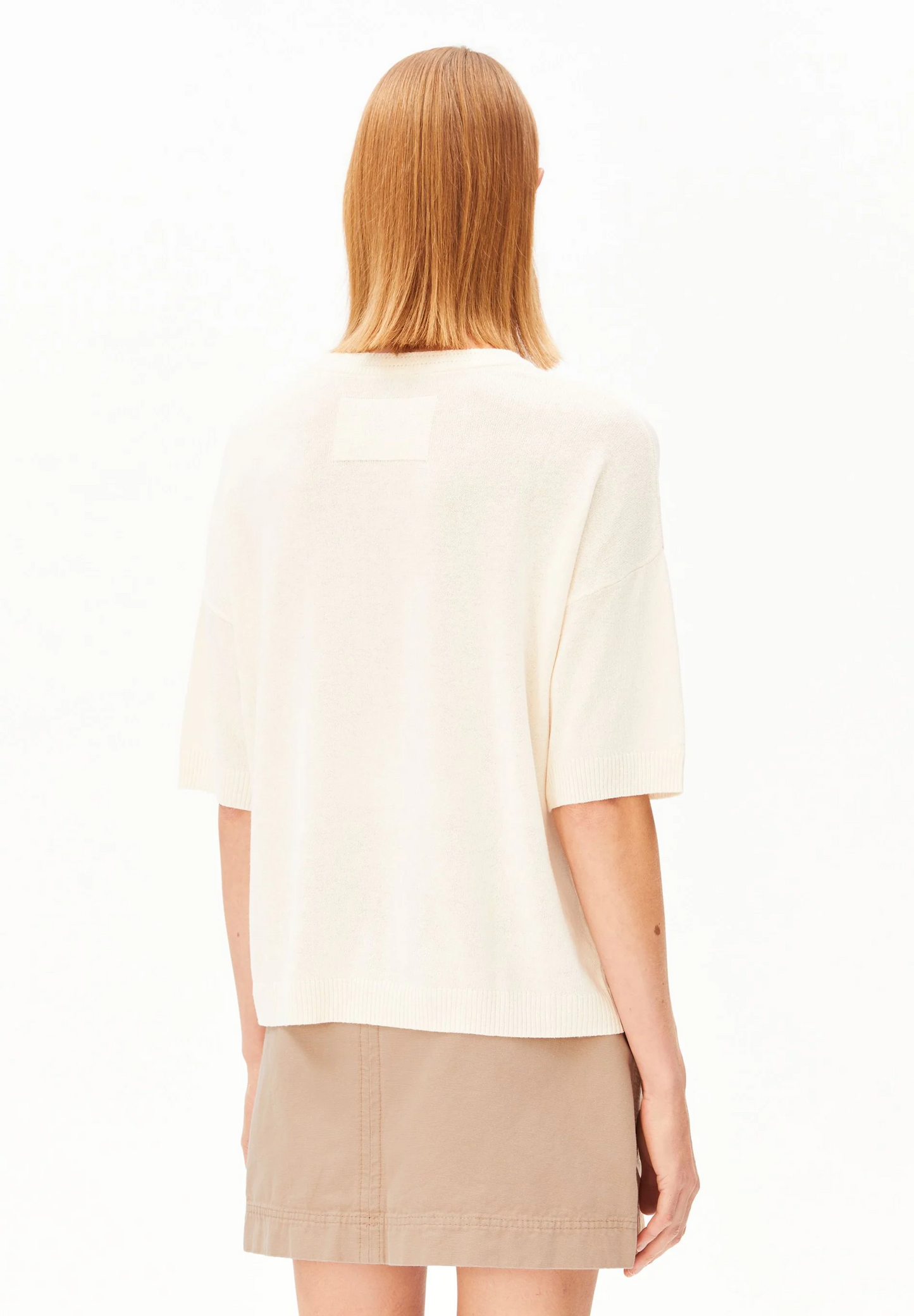 
                  
                    UNDYED LINEN BLEND KNIT JUMPER
                  
                