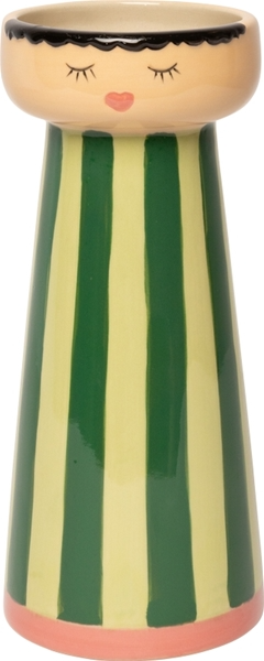 Small Green Rosa Mrs&Miss Vase