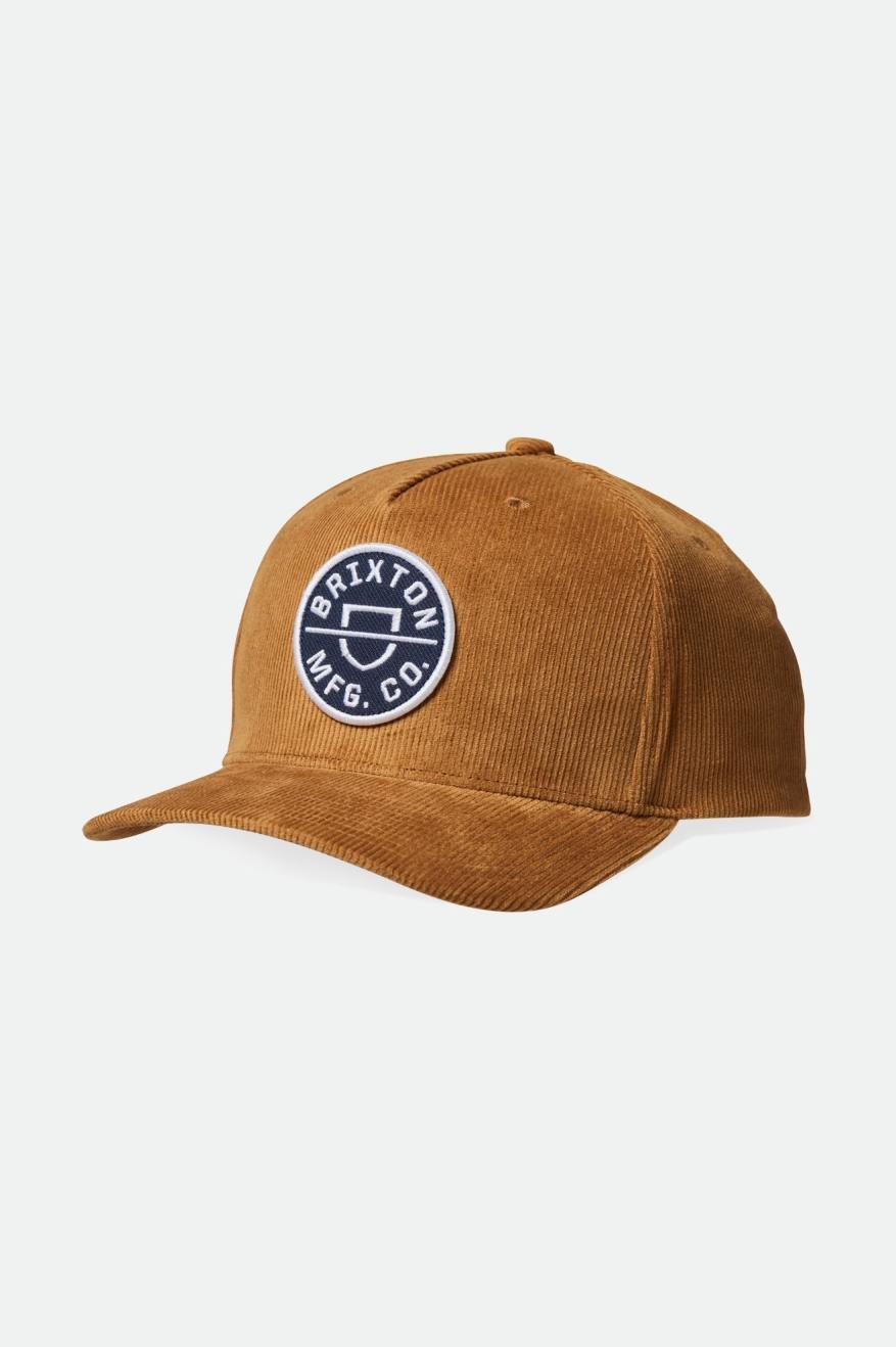 CREST Golden Brown Snapback Cord Cap