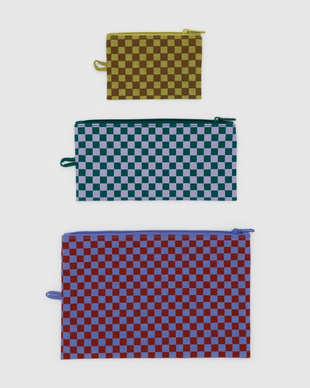 Flache Beutel mit Juwelenmuster, 3er-Set
