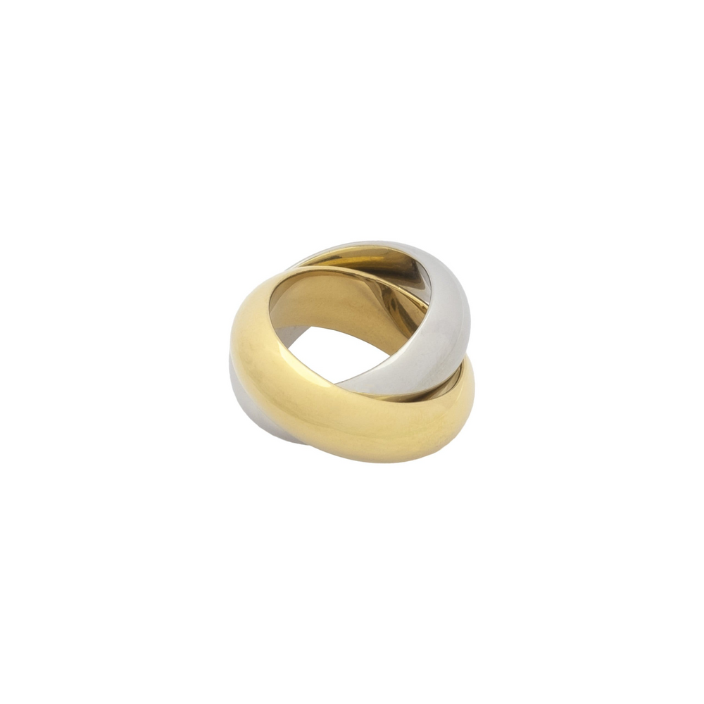 19 Gold Silver Better 2Gether Ring