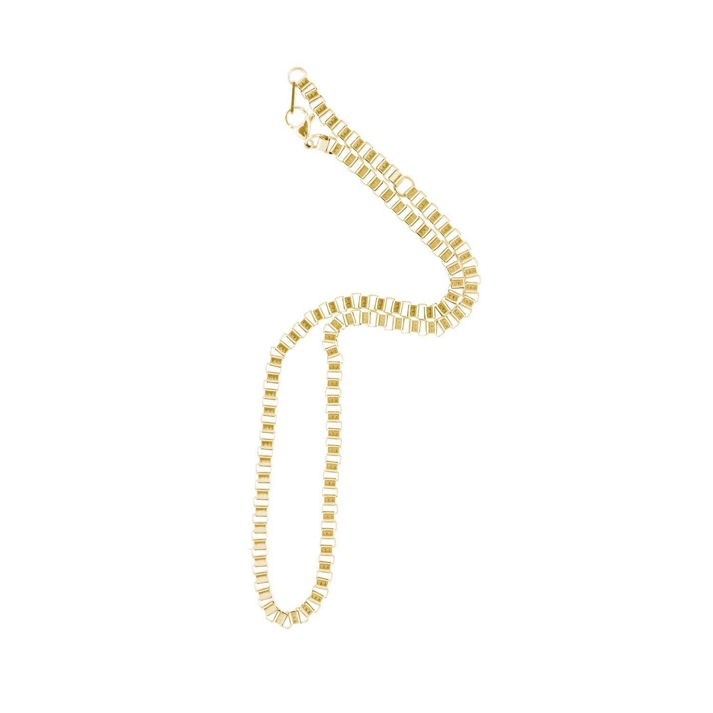 
                  
                    Gold Box Chain Necklace
                  
                
