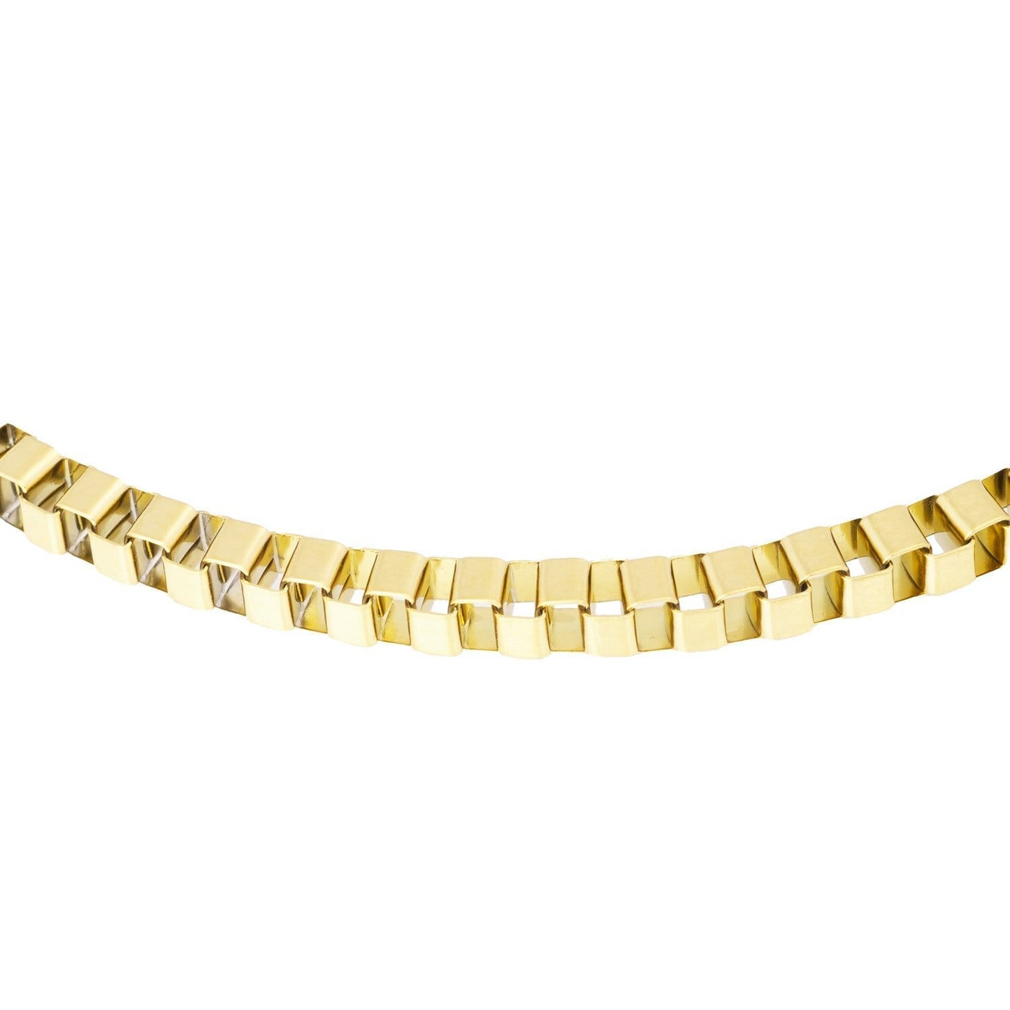 
                  
                    Gold Box Chain Necklace
                  
                