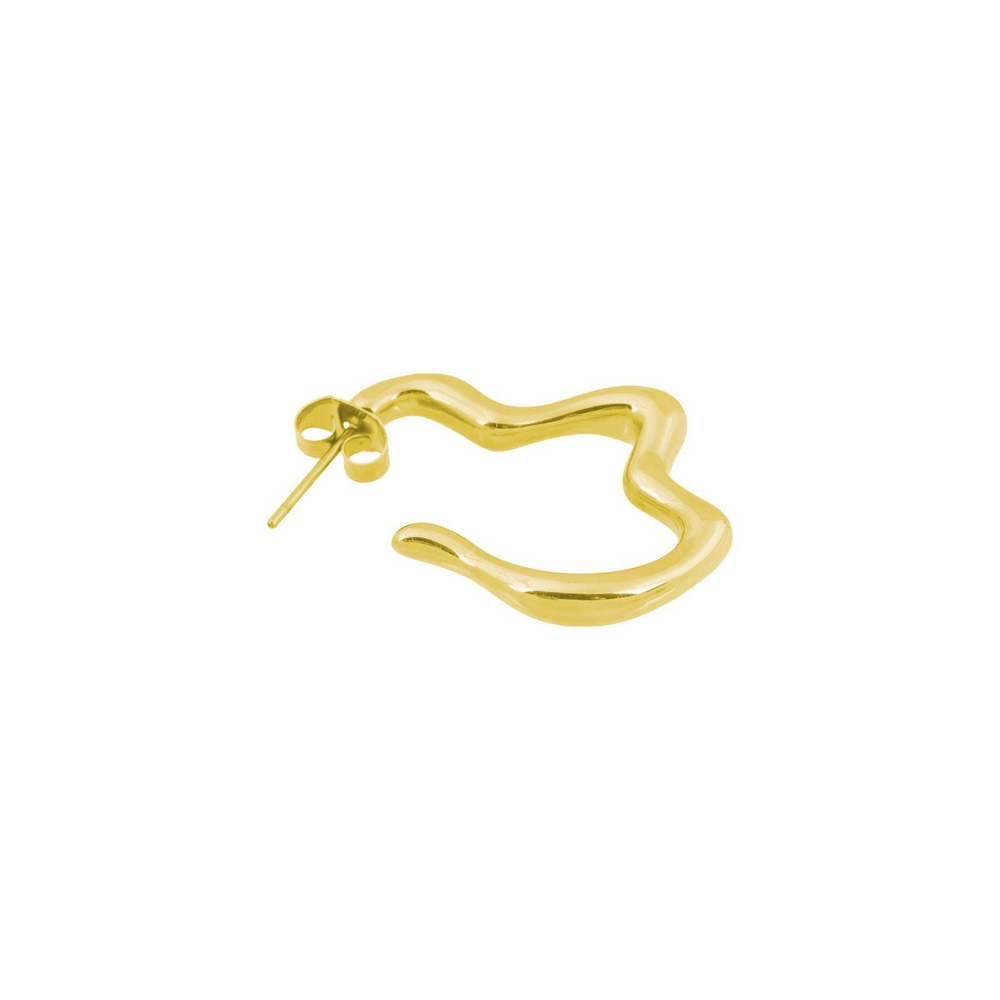 
                  
                    Gold Dent Thin Earring
                  
                