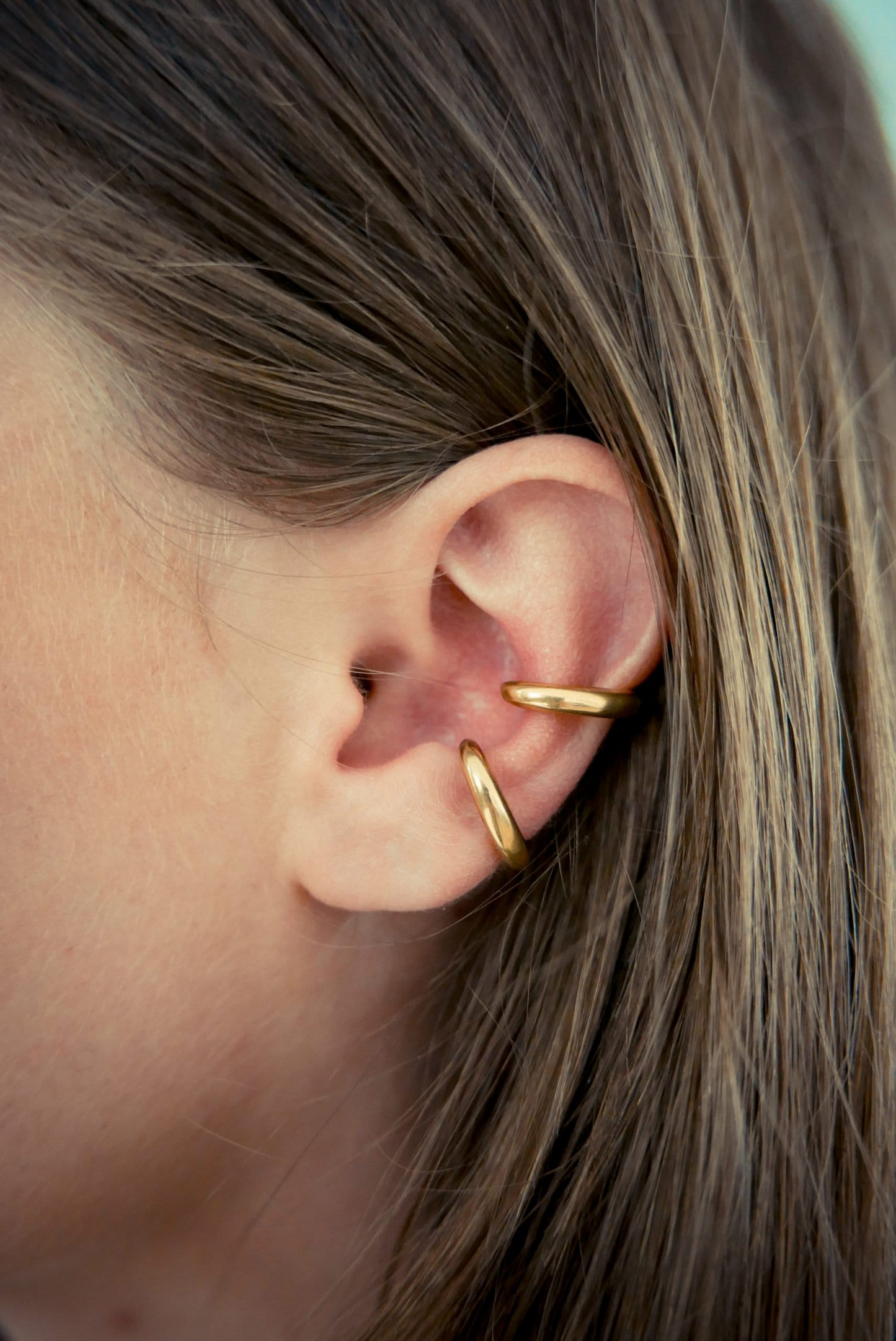 
                  
                    Gold Enfold Ear Cuff
                  
                