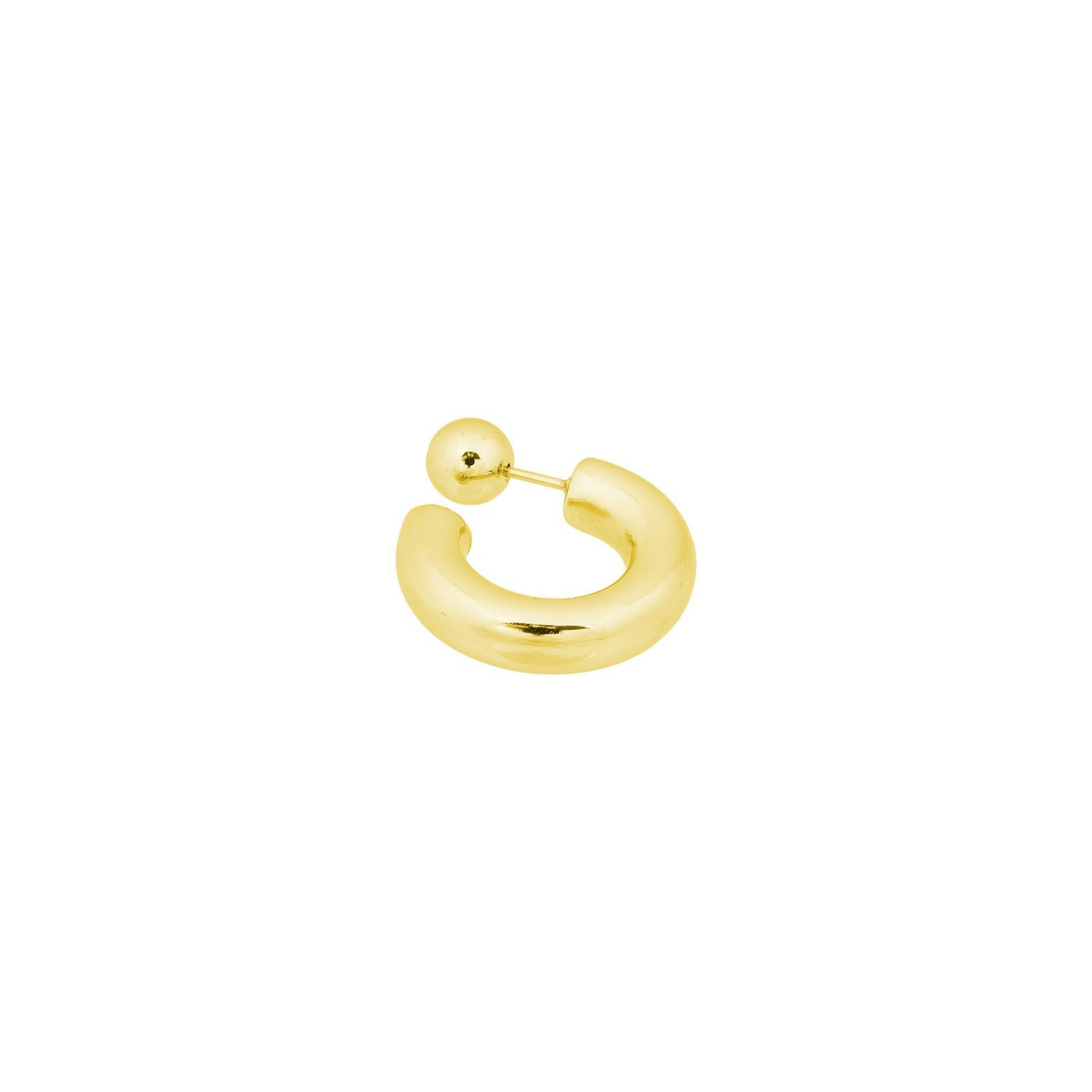 
                  
                    Gold Hoop Dot Earring
                  
                