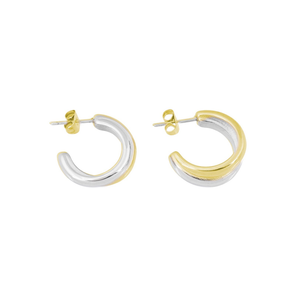 Gold Silver Better2Gether Earring