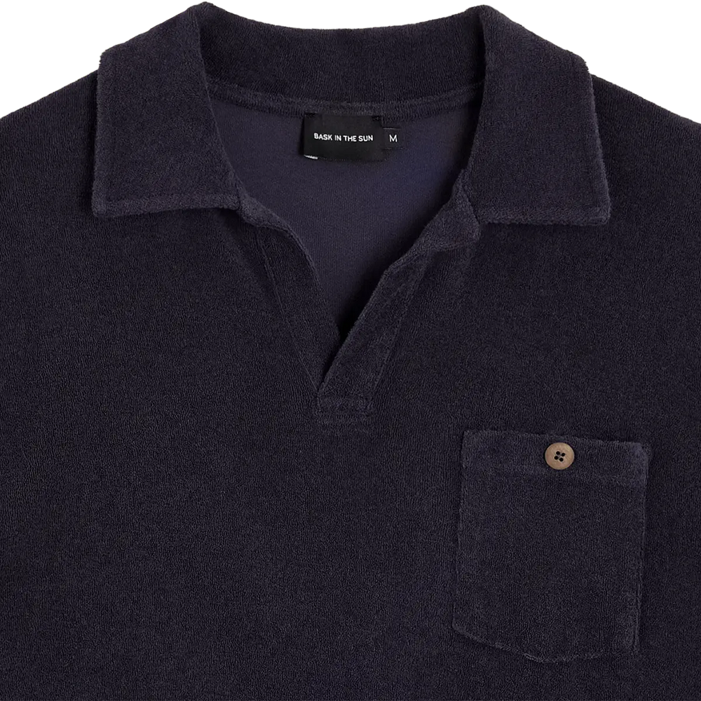 GOXO – Polo-T-Shirt in Marineblau