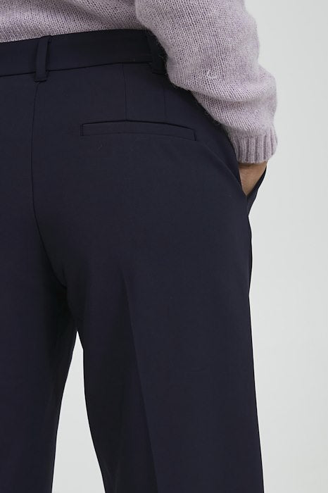 
                  
                    PZBINDY Dark Sapphire Wide Leg Trousers
                  
                