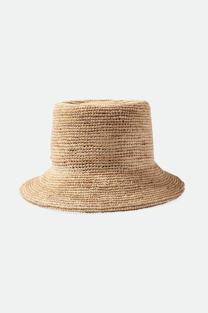 
                  
                    ELLEE Tan Straw Bucket Hat
                  
                