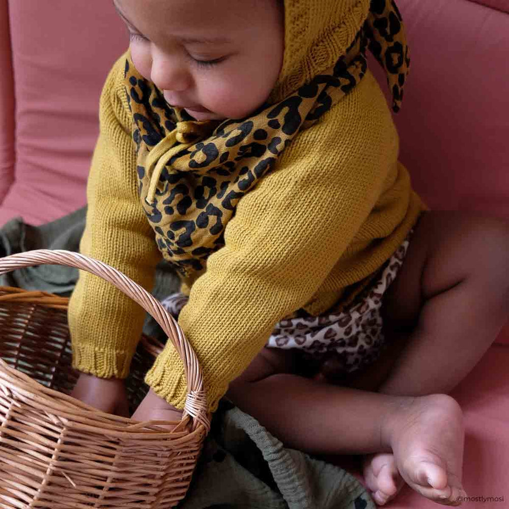 
                  
                    Caramel Leopard Print Swaddle
                  
                