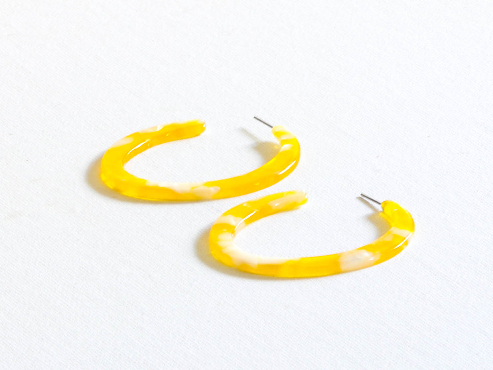 Yellow earring