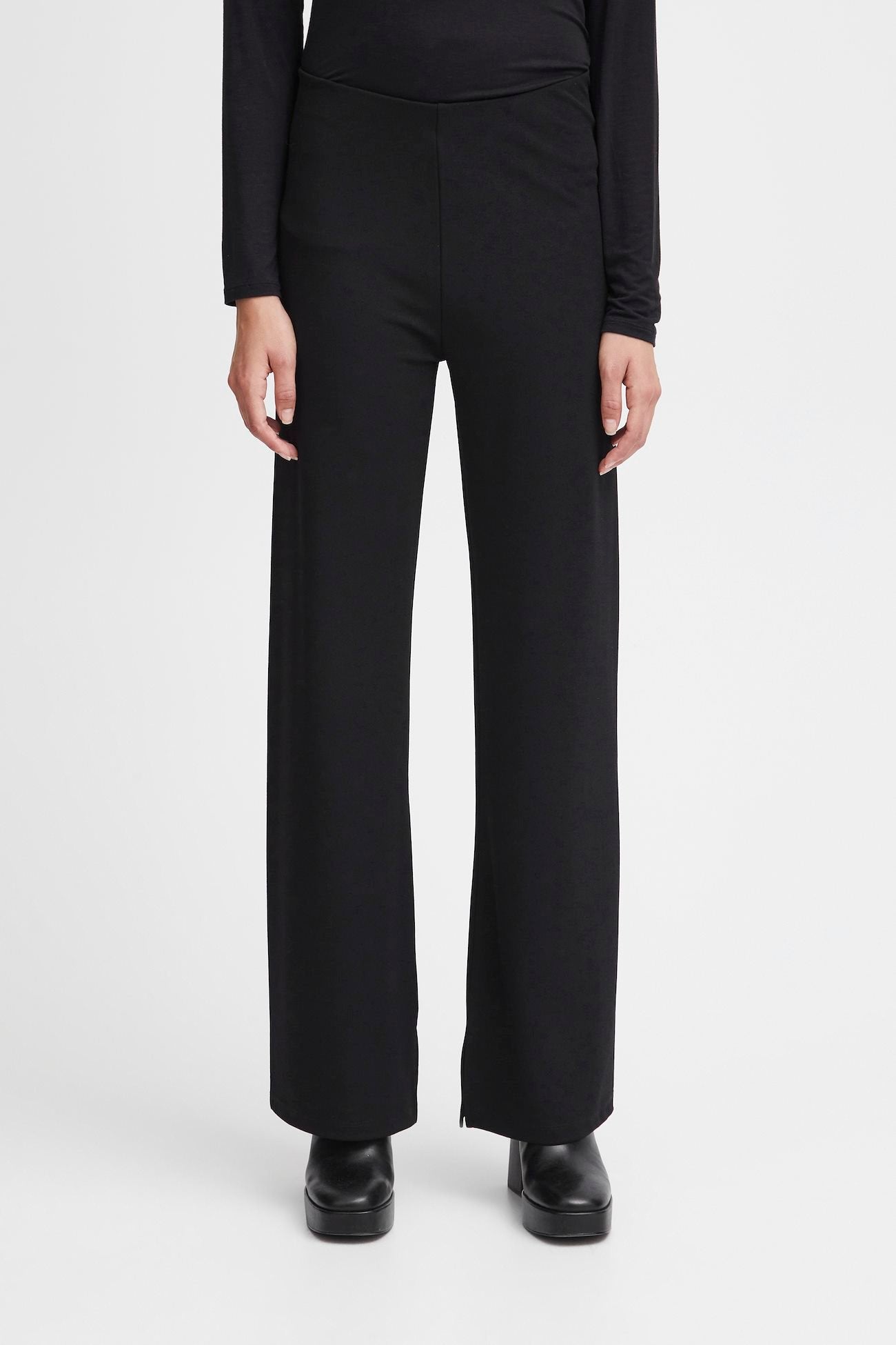 
                  
                    IHKATINE Black Trousers
                  
                