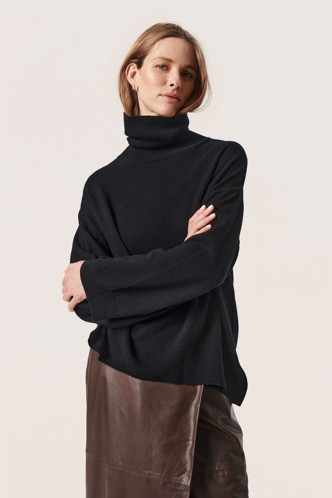 
                  
                    SLMOLINA Black High Neck Jumper
                  
                