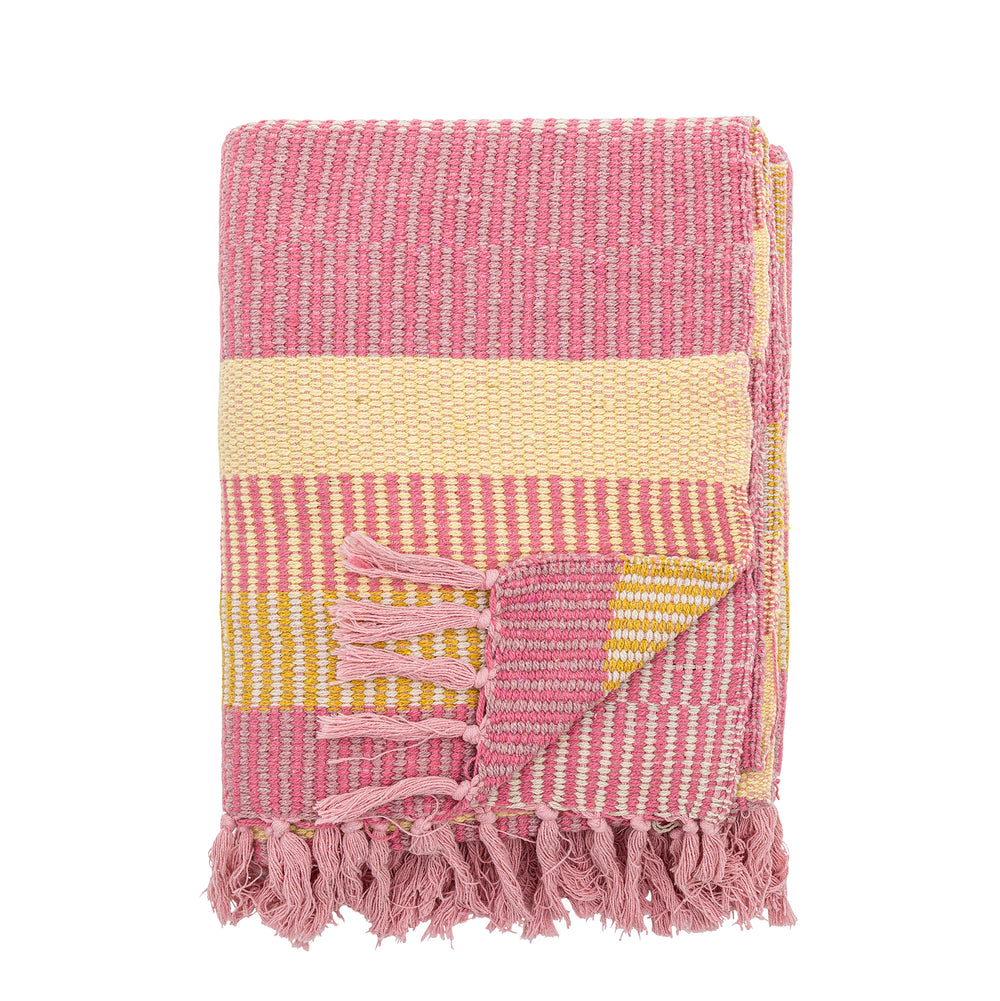 ISNEL Pink Throw