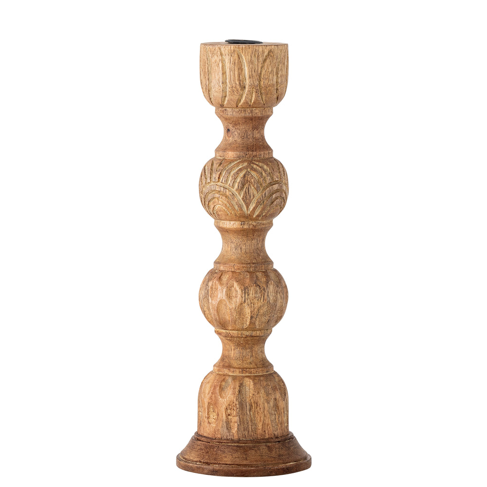 NALUA Large Natural Mango Candle Holder