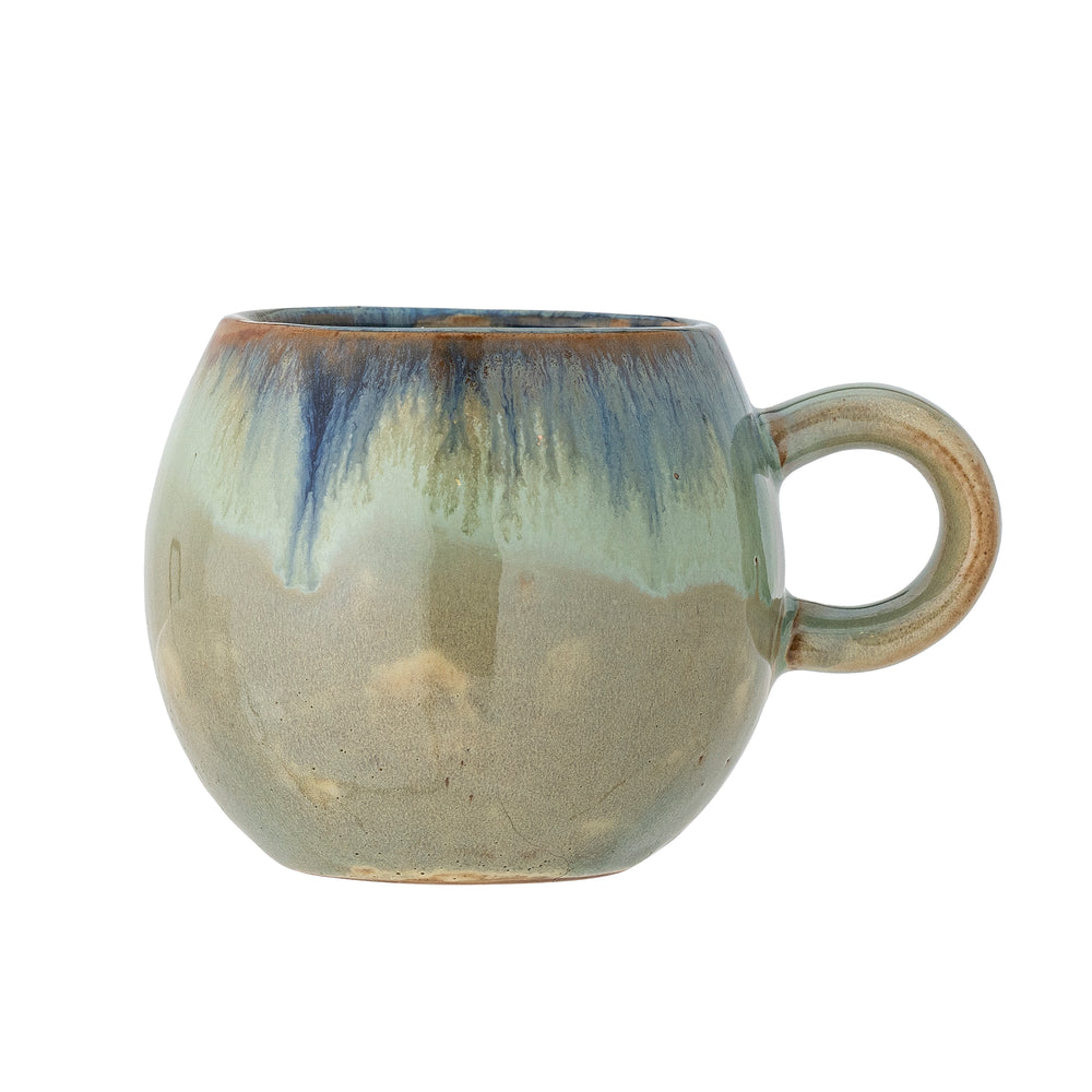 PAULA Green Stoneware Mug